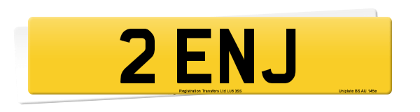 Registration number 2 ENJ